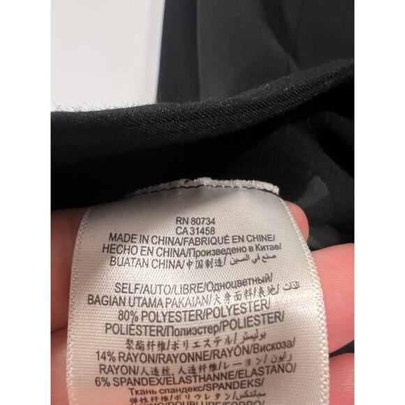 BCBGMAXAZRIA Upas Cape Blazer Jacket Black Formal Cocktail XXS - Picture 8 of 8